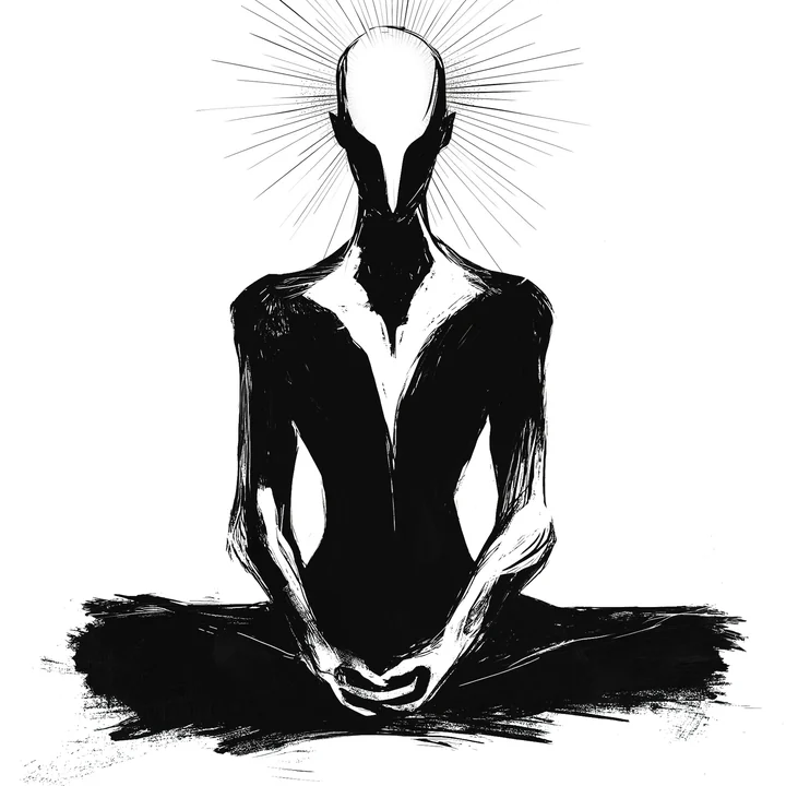 Ink artwork accompanying The Avatars of Truth: Why We Kill Our Saviors