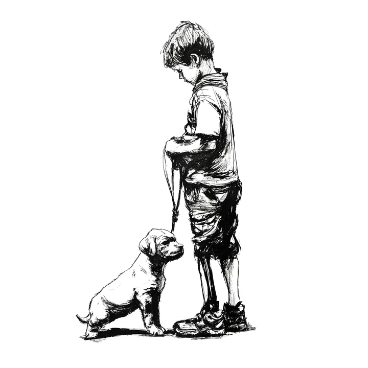 Ink artwork accompanying One’s Trash, another One’s Treasure!