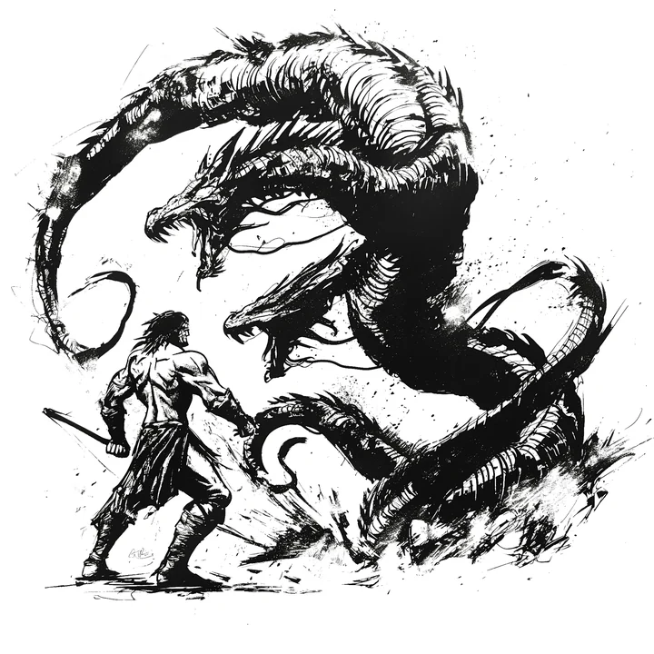 Ink artwork accompanying Becoming Antifragile